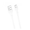 Кабел XO-NB200 Fast 2.1A USB към Type-C 1M - Бял