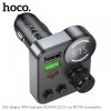 HOCO E86 FM 48W. модулатор трансмитер (2 USB изхода + 1USB-C, microSD, Bluetooth)