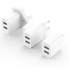 XO L109 (ЕС) двойно USB-A 2.4A Адаптер (EU)