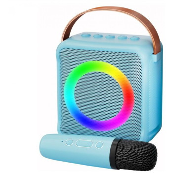 K1 Караоке Bluetooth колона с 1бр. микрофон (син)