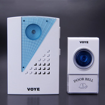 VOYE V022A безжичен звънец с 38 полифонични звука (бял)