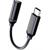 S22/S8 кут. AUX преходник 3.5 F / USB-C M - Бял