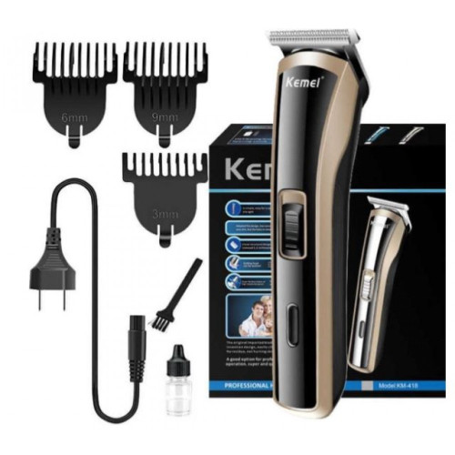 KEMEI KM-418 Професионална безжична машинка за подстригване