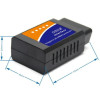 V1.5 OBD2 ELM327 скенер за автомобил Bluetooth OBDII Автодиагностичен инструмент OBD 2 Четеци на кодове на двигателя съвместим с Android/IOS/Windows
