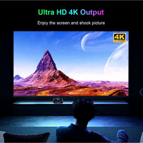 2025 HK1 RBOX K8S RGB TV 4K HDR ULTRA HD android 13.0 TV Stick 4GB+64GB 2.4/5G Wifi 100M-LAN порт Netflix Youtube Media Player
