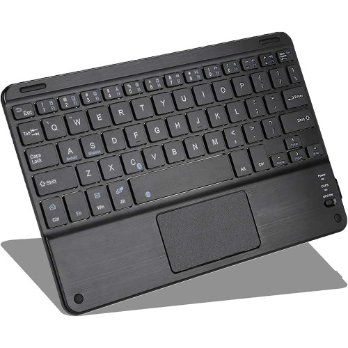 Комплект Bluetooth безжична клавиатура с trackpad YL-03 - Черен