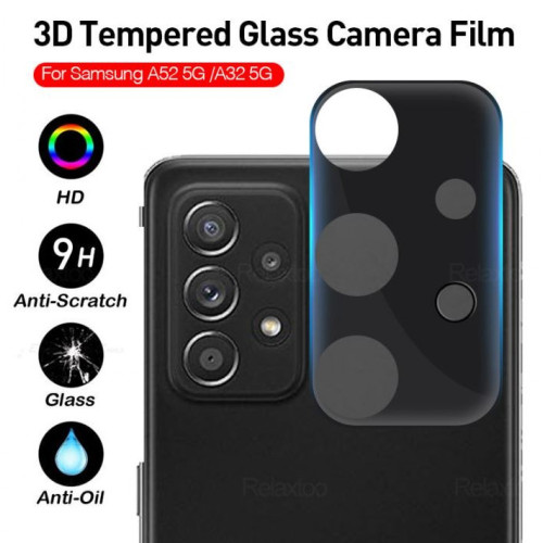 3D Протектор за Камера на Телефон Samsung A54 - Черен