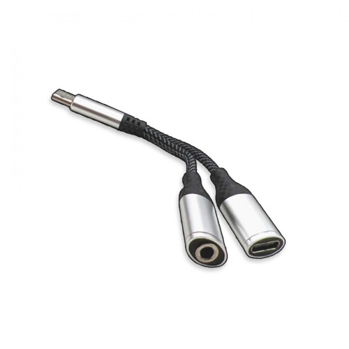 SX-03 OTG Адаптер от Type-C към 3.5mm + Type-C