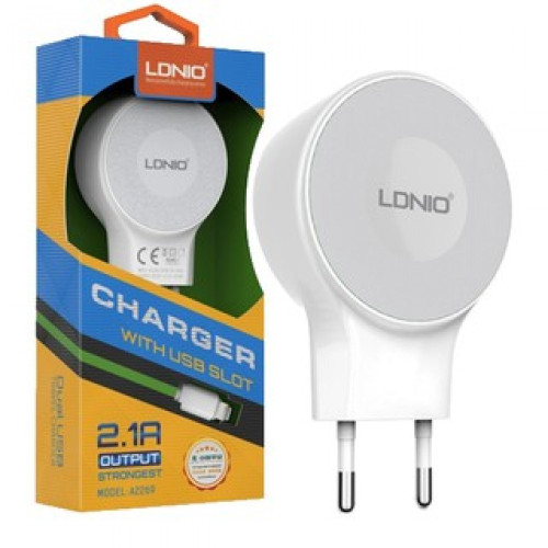 220V Зарядно LDNIO A2269 2.1A Lightning