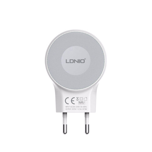 220V Зарядно LDNIO A2269 2.1A Lightning