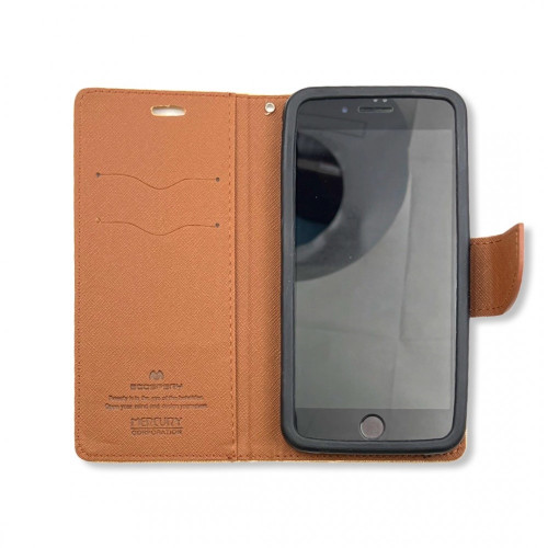 Калъф Тип Тефтер L-75 универсален 6.7" 72 - Златист (165 x 77.4 x 8.4 mm)