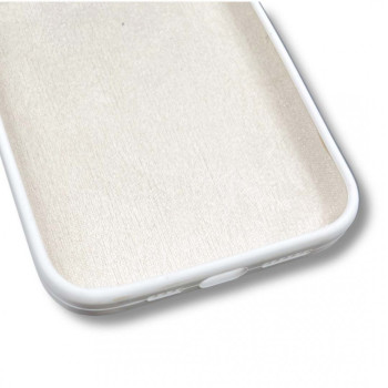 Silicone case TP-59 +камера за iPhone 17 Pro Max - Бял