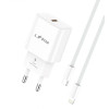 L✮Star 25W 2в1 LS46 изх.USB-C PD Fast с кабел USB-C към USB-C
