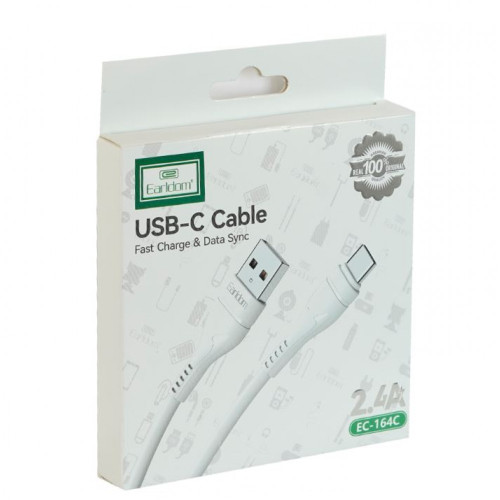 EARLDOM кабел EC164C 2.4A USB към Type-C (1M)