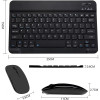Комплект Bluetooth безжична клавиатура с мишка YL-01 - Черен