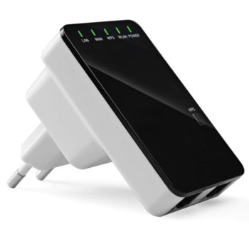 WR-02 300 Mbps Wireless-N Mini Router Wifi Repeater Wi-fi усилвател