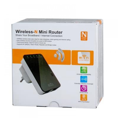 WR-02 300 Mbps Wireless-N Mini Router Wifi Repeater Wi-fi усилвател WR-02 300 Mbps Wireless-N Mini Router Wifi Repeater Wi-fi усилвател
