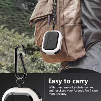 Удароустойчив калъф BN-17 за Airpods 3 - Бял