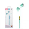 XO EP34 Метални слушалки с 3.5mm. жак - Зелен