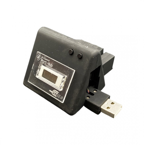 HUB Разклонител USB към USB Micro USB 2.0 4 port hub - Черен KLT-094E