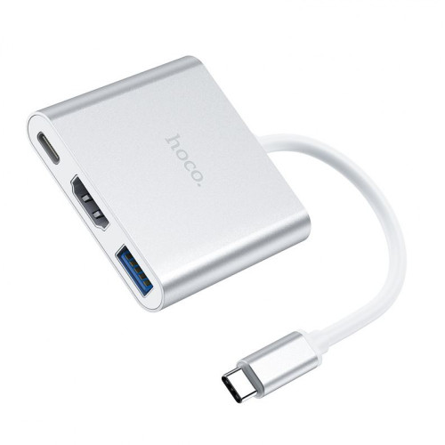 HOCO HB14 Преходник Type-C към HDMI/USB 3.0 /USB-C PD 2.0