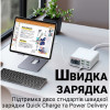 WLX-896C PD+QC Зарядна станция за 6 устройства с дисплей, многопортово зарядно устройство с бързо зареждане, 4×USB QC3.0 и 2×Type-C PD, 72W