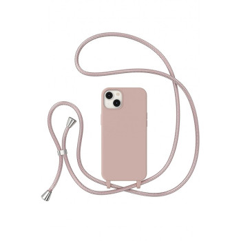 TP-16 Силиконов Кейс с връзка за Samsung A56 - Розов