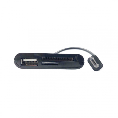 Четец + HUB Разклонител Микро USB към SD, micro SD и USB OTG - SG-007