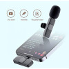 K9 Двоен (Lightning) безжичен микрофон за всички iPhone, iPad, Mac Lightning устройства за запис|Plug and Play