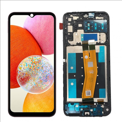 LCD Дисплей с тъчскрийн за Samsung A14 4G / A145P / 145R +Рамка