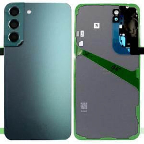 Капак батерия за Samsung S22+стъкло за кам. - Зелен