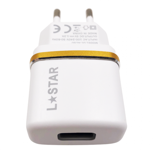 220V DL-AC50 2в1 Lightning L✮Star Зарядно c 1 USB