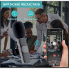 K9 Двоен (TypeC) безжичен микрофон за смартфони за YouTube Insta Videos Запис на глас|Plug and Play