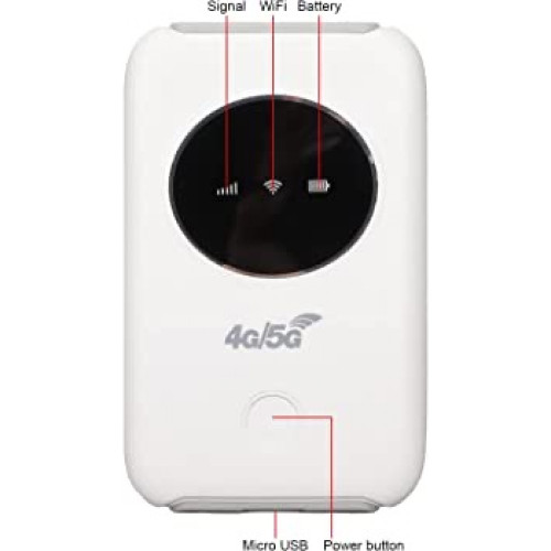 Преносим рутер R603-E с батерия 4G/5G LTE WIFI 150Mbps мобилен Hotspot SIM ,Wifi модем 2.4G бисквитка