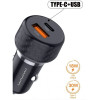 WUW C258 12V Адаптер кола 48W двоен изход USB и USB-C