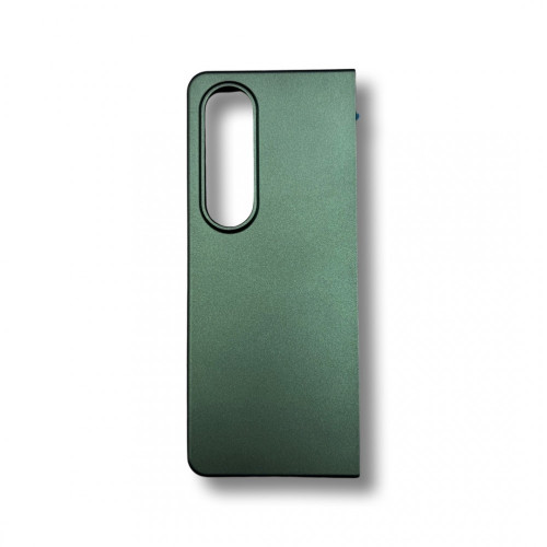 PVC Цветен кейс за Samsung Z FOLD 4 от 2 части - Тъмно Зелен