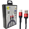 Плетен кабел TC-1 USB към Type-C Червен (HUA,XIA,SAMS,Realme,Oppo,TCL) Плетен кабел TC-1 USB към Type-C Червен (HUA,XIA,SAMS,Realme,Oppo,TCL)