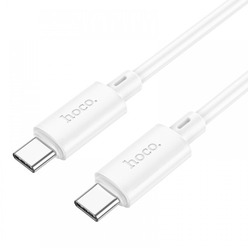 HOCO кабел X88 60W TYPE-C към Type-C (1M) - Бял
