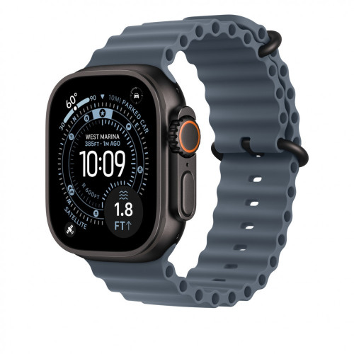 Каишка Ocean Band BN-13 Apple Watch iWatch 45/46/49mm - Тъмно Син