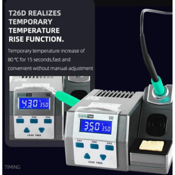 SUGON T26D станция за запояване Безоловна 2S станция за бързо заваряване за преработване за JBC накрайник за поялник BGA PCB IC Repair Solder Tools