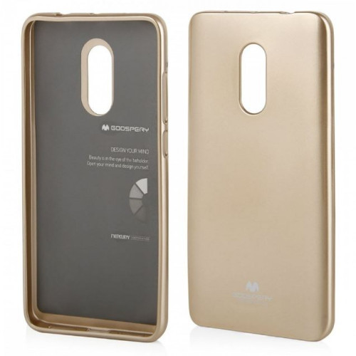 Силиконов Калъф Jelly Mercury за iPhone XR - Златист