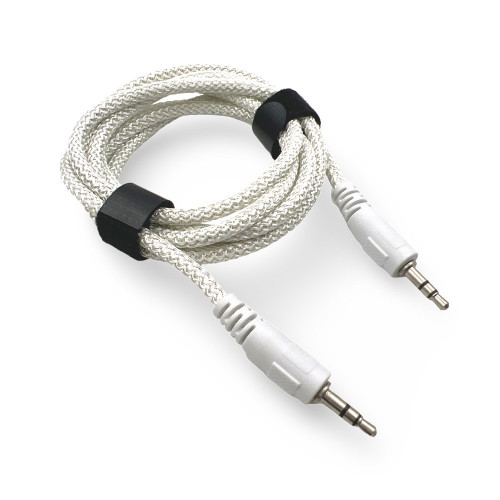 AUX-5 кабел за музика 1.5M - Бял