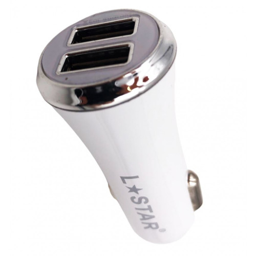12V CC-3400 Type- C L✮Star Зарядно за кола 2.4А с двойно USB
