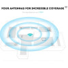 WR09 Безжичен WiFi мрежов WR09 повторител и усилвател PIX-LINK 300Mbps
