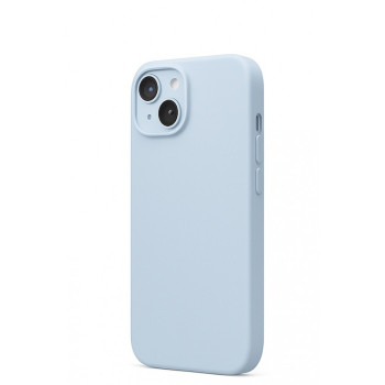 Silicone case TP-59+камера за iPhone 17 - Бебешко Синьо