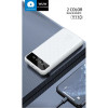WUW-Y110 с USB-C 2A POWER BANK - 10,000MAH - Бял