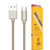 Кабел с метална букса LDNIO LS08 1M USB към Micro USB