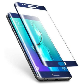 3D Стъклен протектор за Samsung S7 Edge - Син