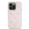 6641 GUESS HC PU LEATHER 4G LOGO STRASS PINK iPhone 14 PRO
