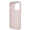 6641 GUESS HC PU LEATHER 4G LOGO STRASS PINK iPhone 14 PRO
